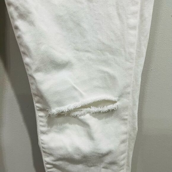 Artelier Nicole Miller Bleecker white Mid Rise Skinny Jeans size 27 4 - Picture 7 of 8